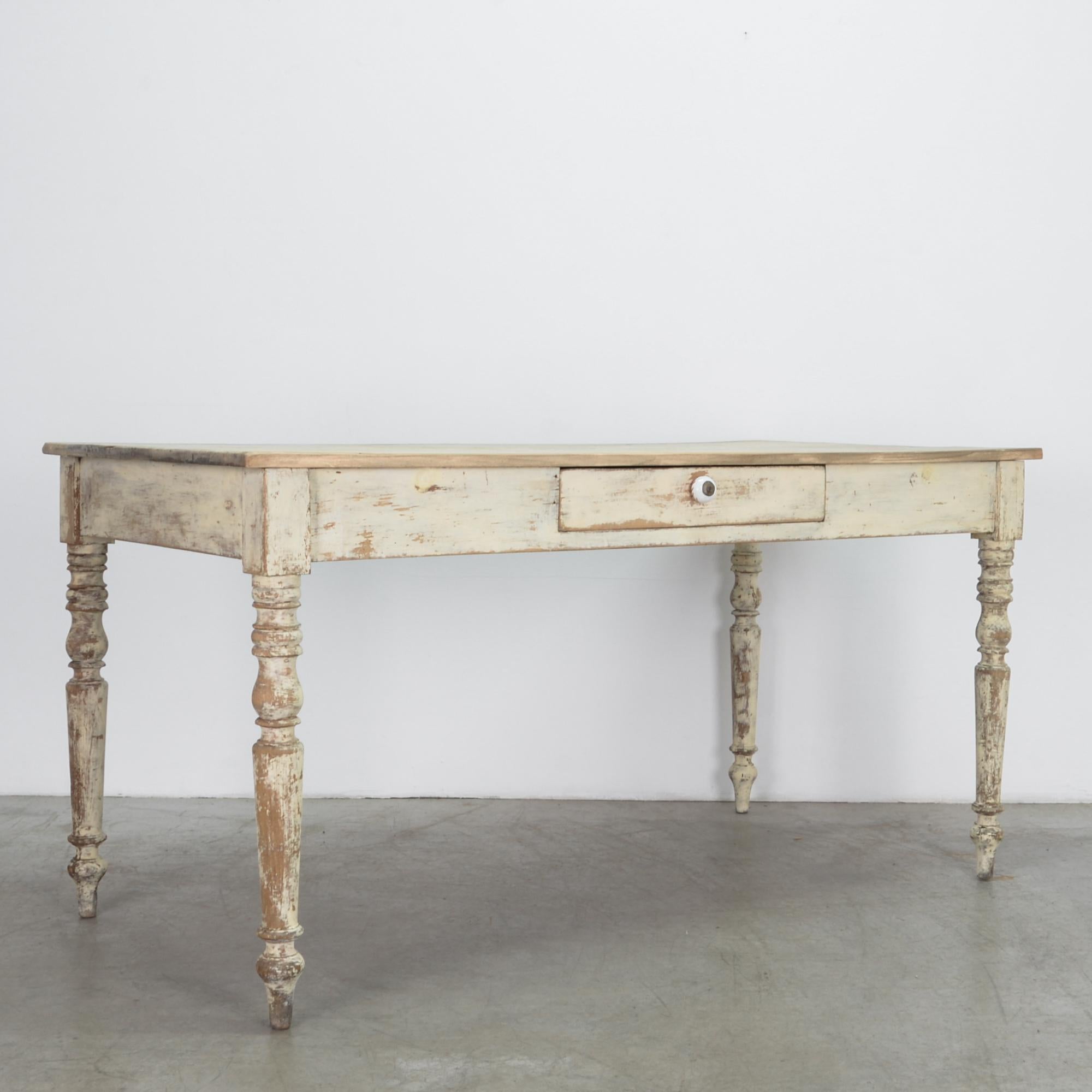 French Provincial Late 19th Century French Patinated Table