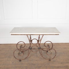 Late 19th Century French Patisserie Table