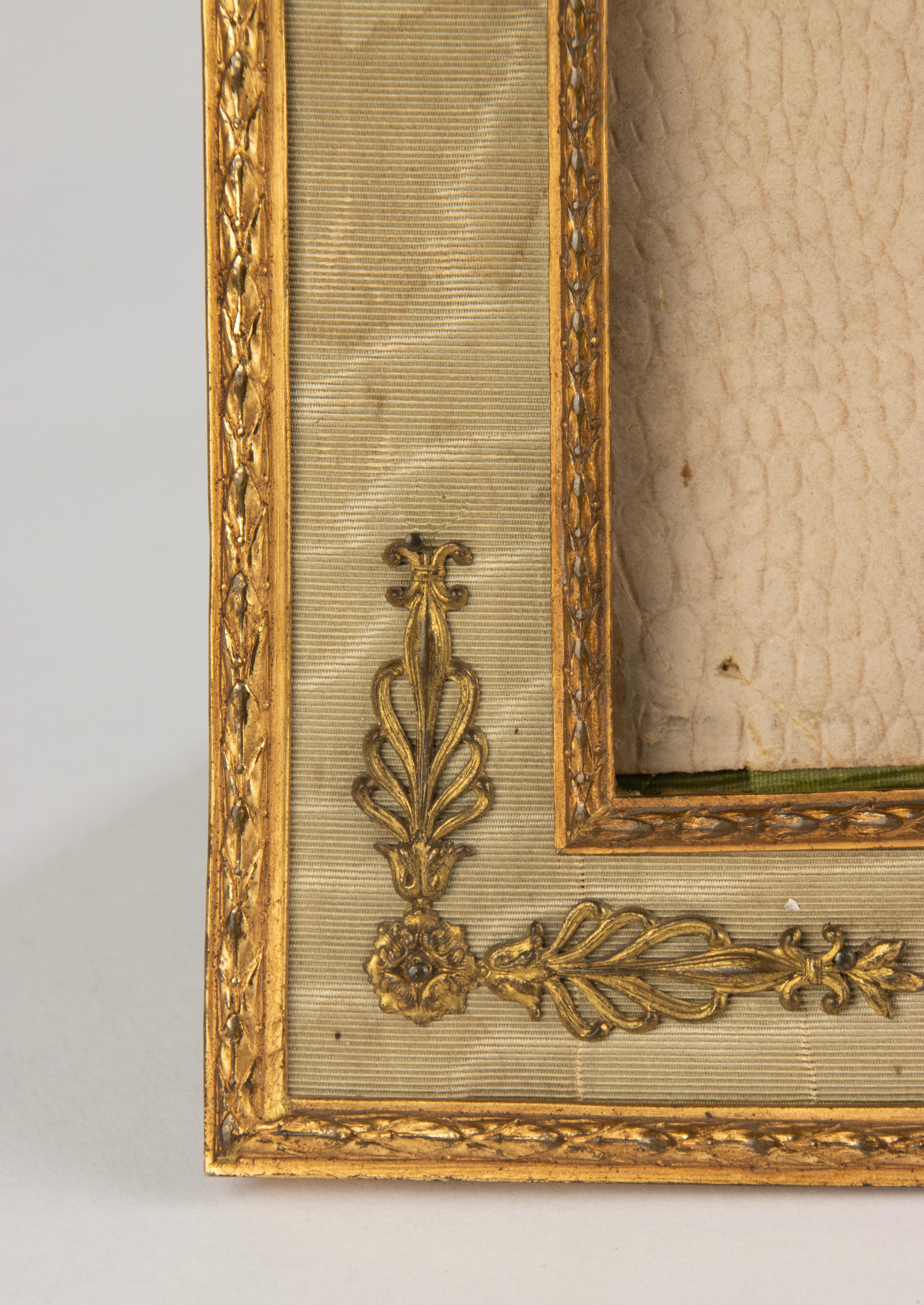 Late 19th Century French Picture Frame - Empire Style - Gilt Copper For Sale 4