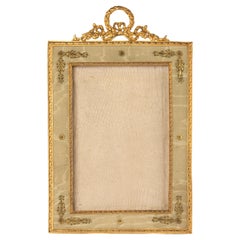 Late 19th Century French Picture Frame - Empire Style - Gilt Copper
