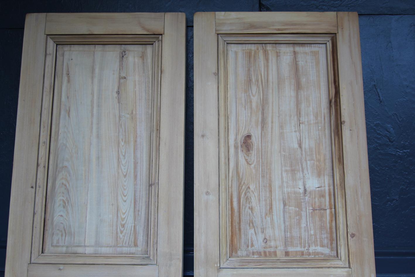 Late 19th Century French Pine Doors, Set of 2 For Sale 16