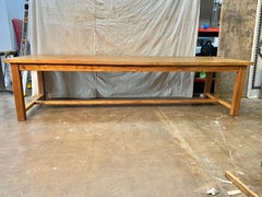 Late 19th Century French Pine Farm Table