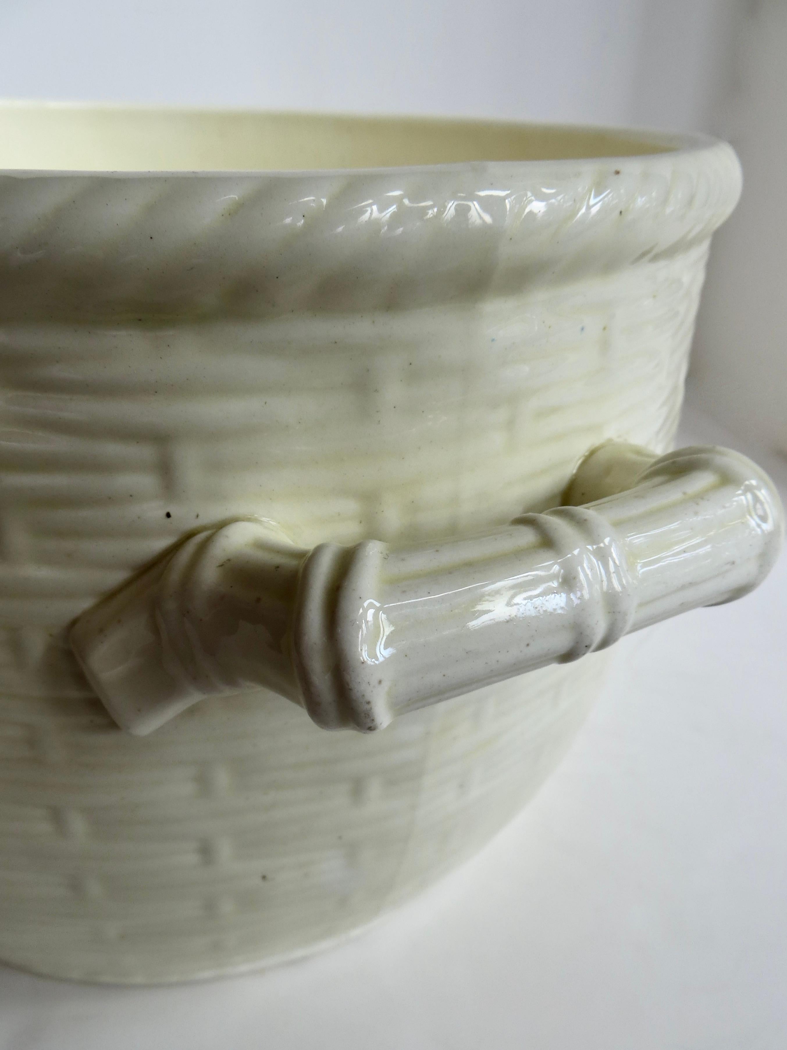 Late 19th Century French Porcelain Large Size Window Planter Circa 1890 For Sale 4