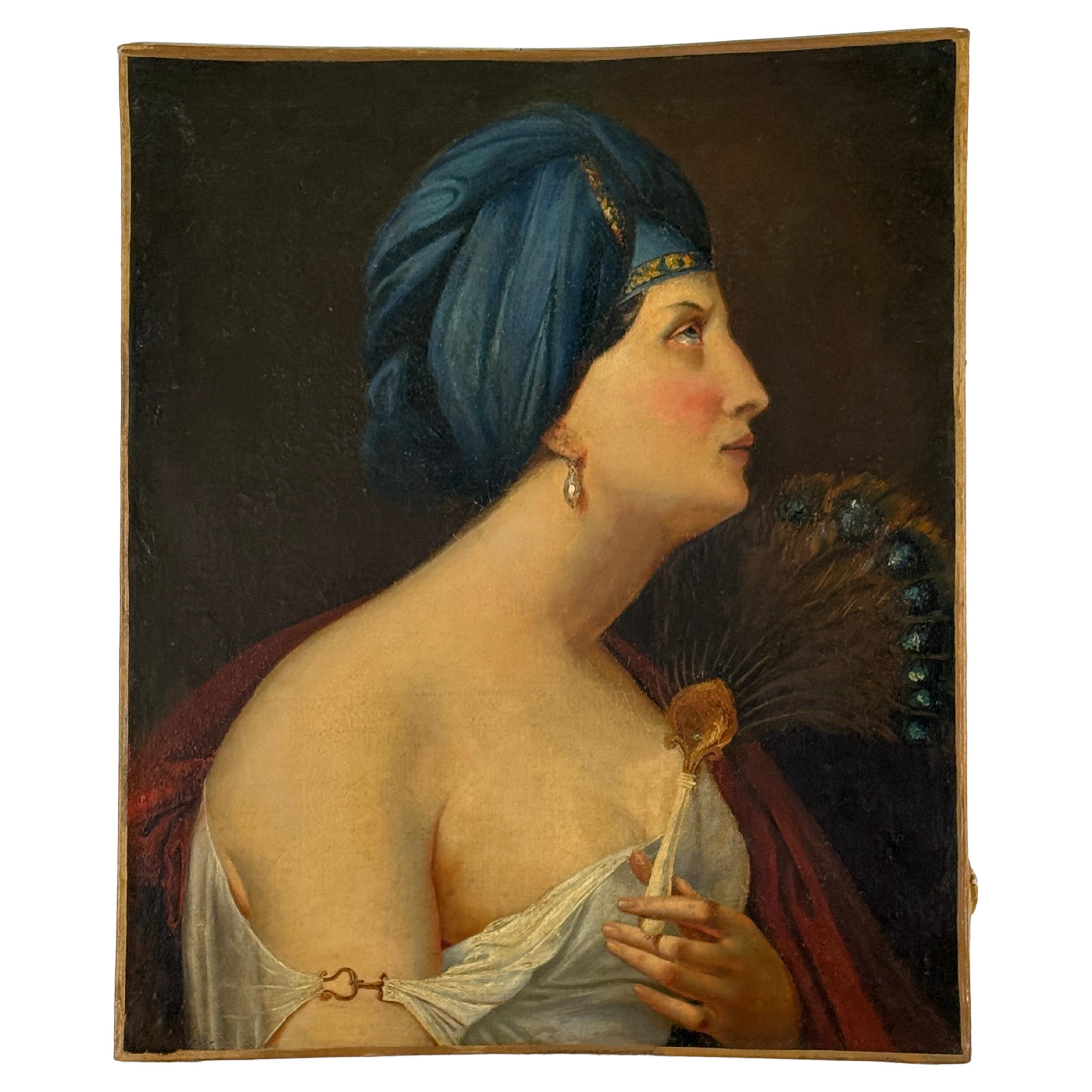 Portrait français de la fin du 19e siècle de l'actrice Madame George