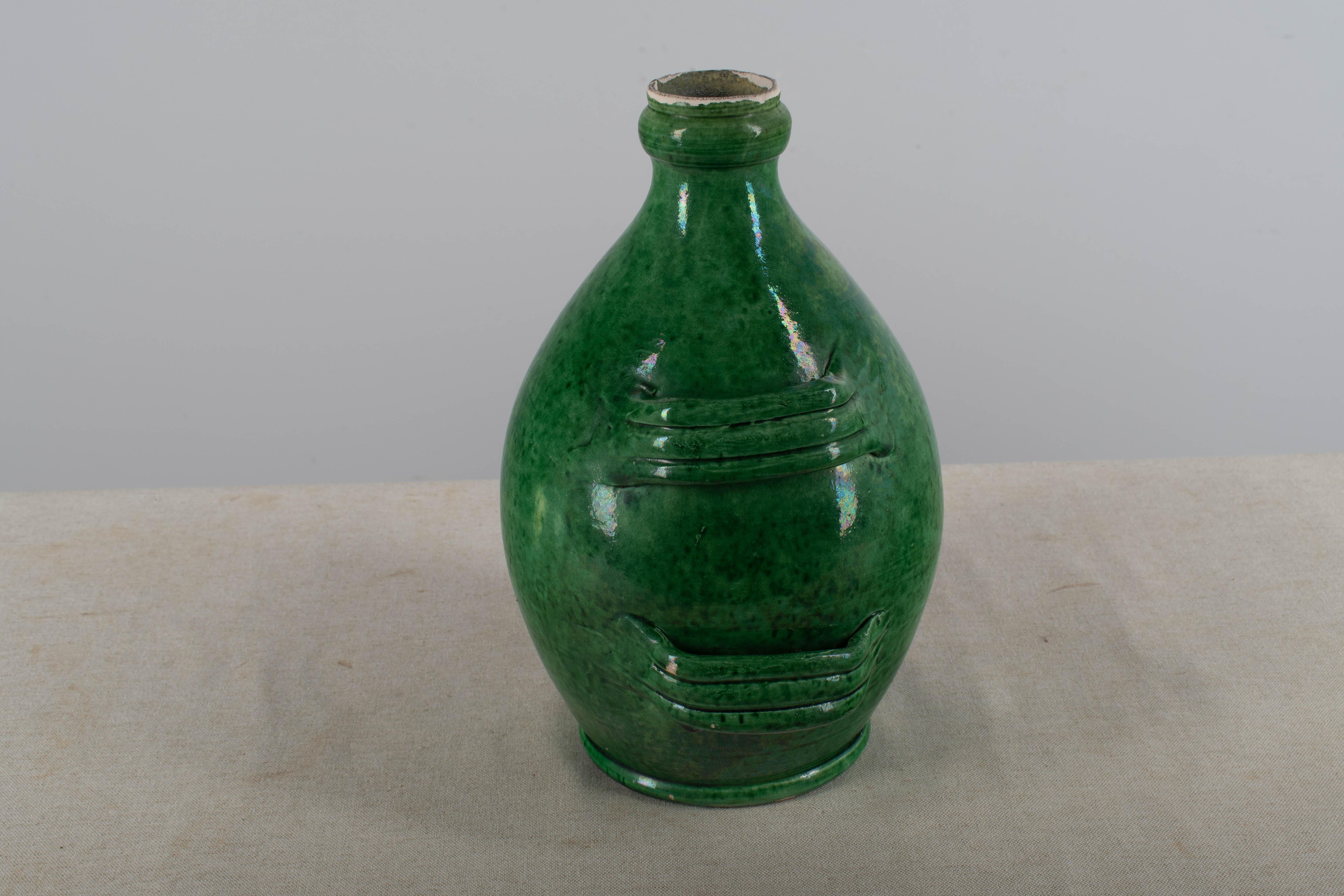 Terracotta Late 19th Century French Pottery Conscience Vallauris 11.75