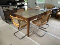 Late 19th Century French Provencial Walnut Table with Drawer