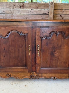 Late 19th Century French Provincial Louis XV Walnut Three-Door Enfilade