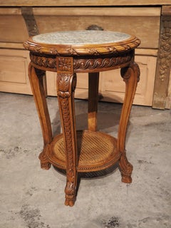 Late 19th Century French Regence Style Marble Top Side Table