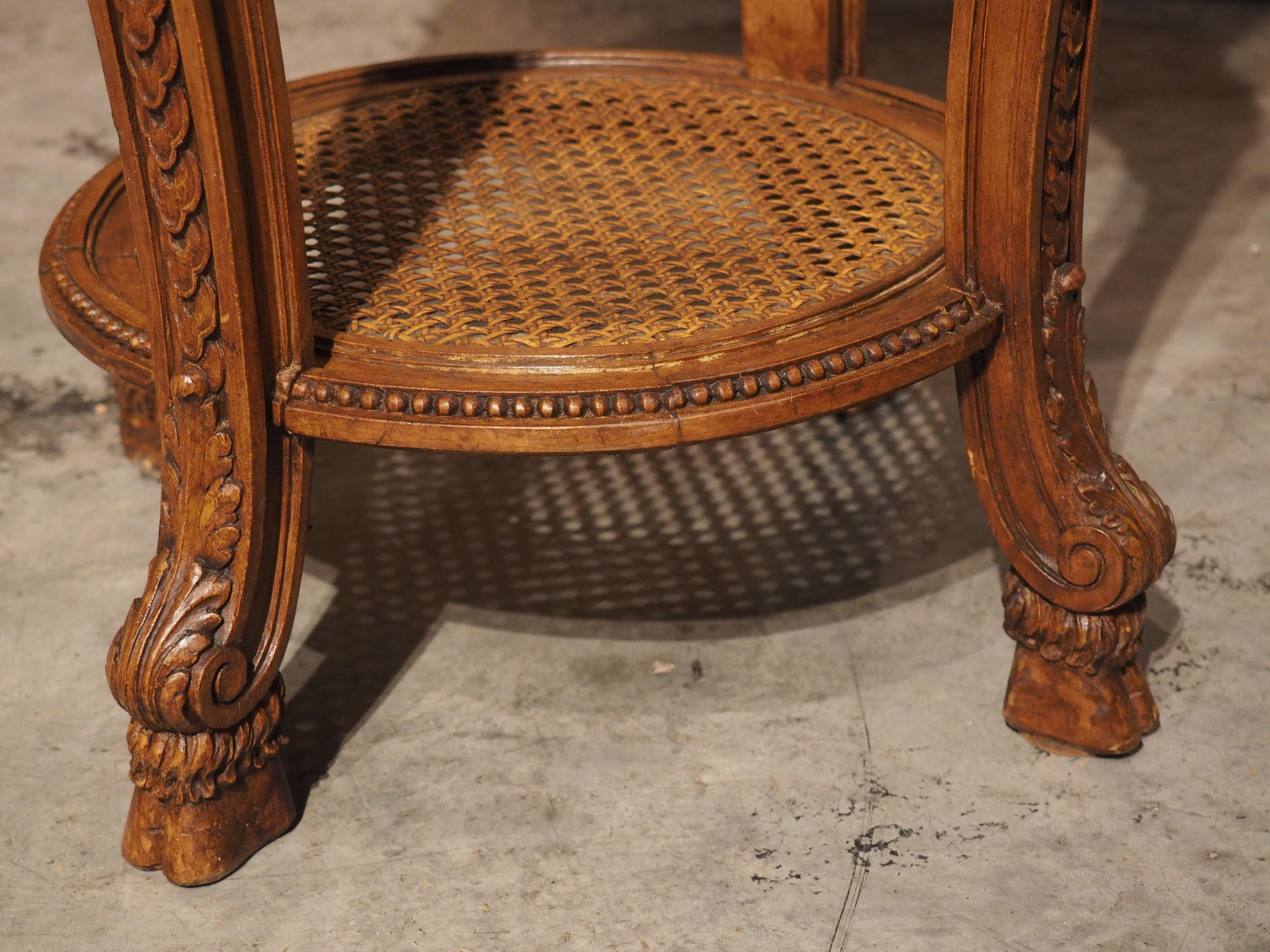 Late 19th Century French Regence Style Marble Top Side Table For Sale 1