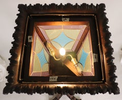 Late 19th Century French Renissance Revival Hand Carved Walnut Floor Lamp