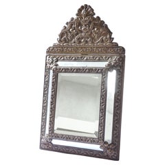 Late 19th Century French Repoussé Mirror