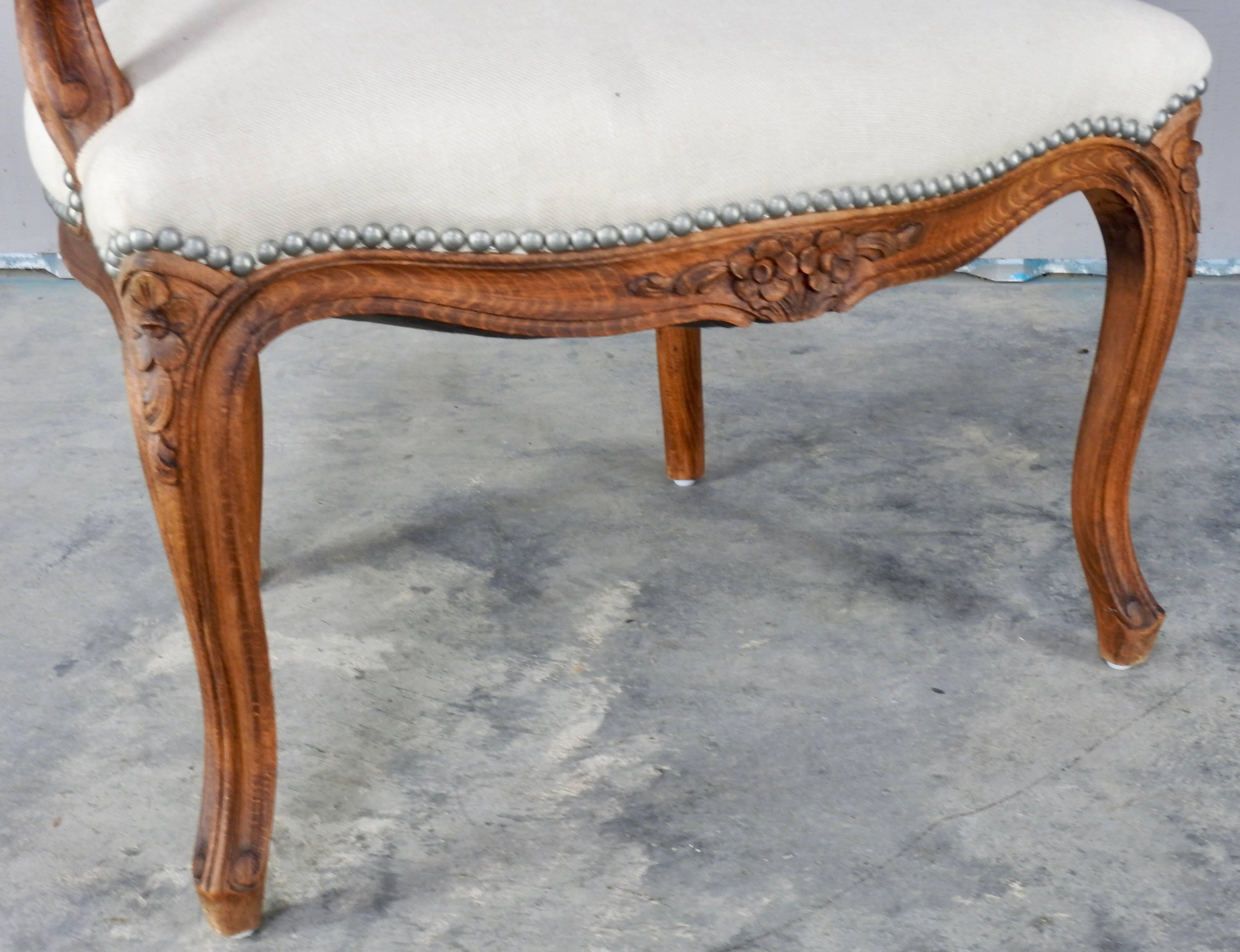 Late 19th Century French Rococo Fauteil In Good Condition For Sale In Cookeville, TN