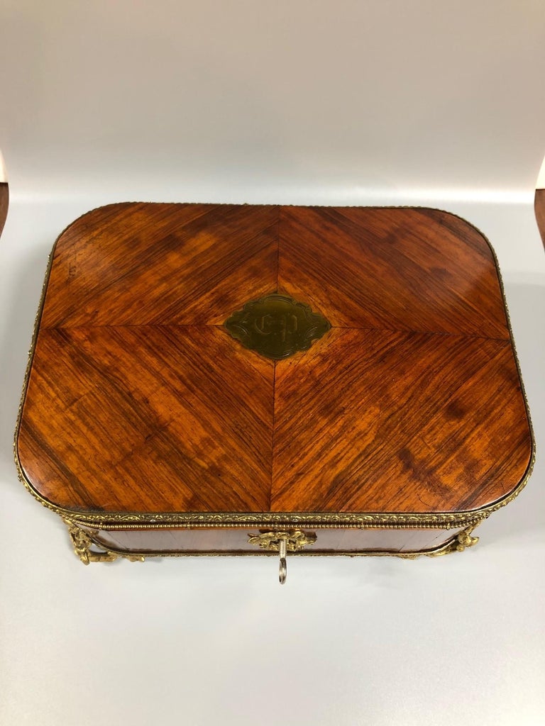 Large Rosewood Mens Jewelry Box