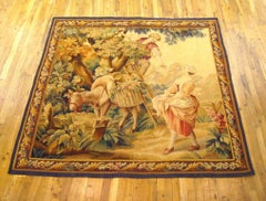 Late 19th Century French Rustic Tapestry