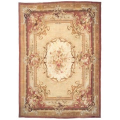 Antique Late 19th Century French Savonnerie Rug