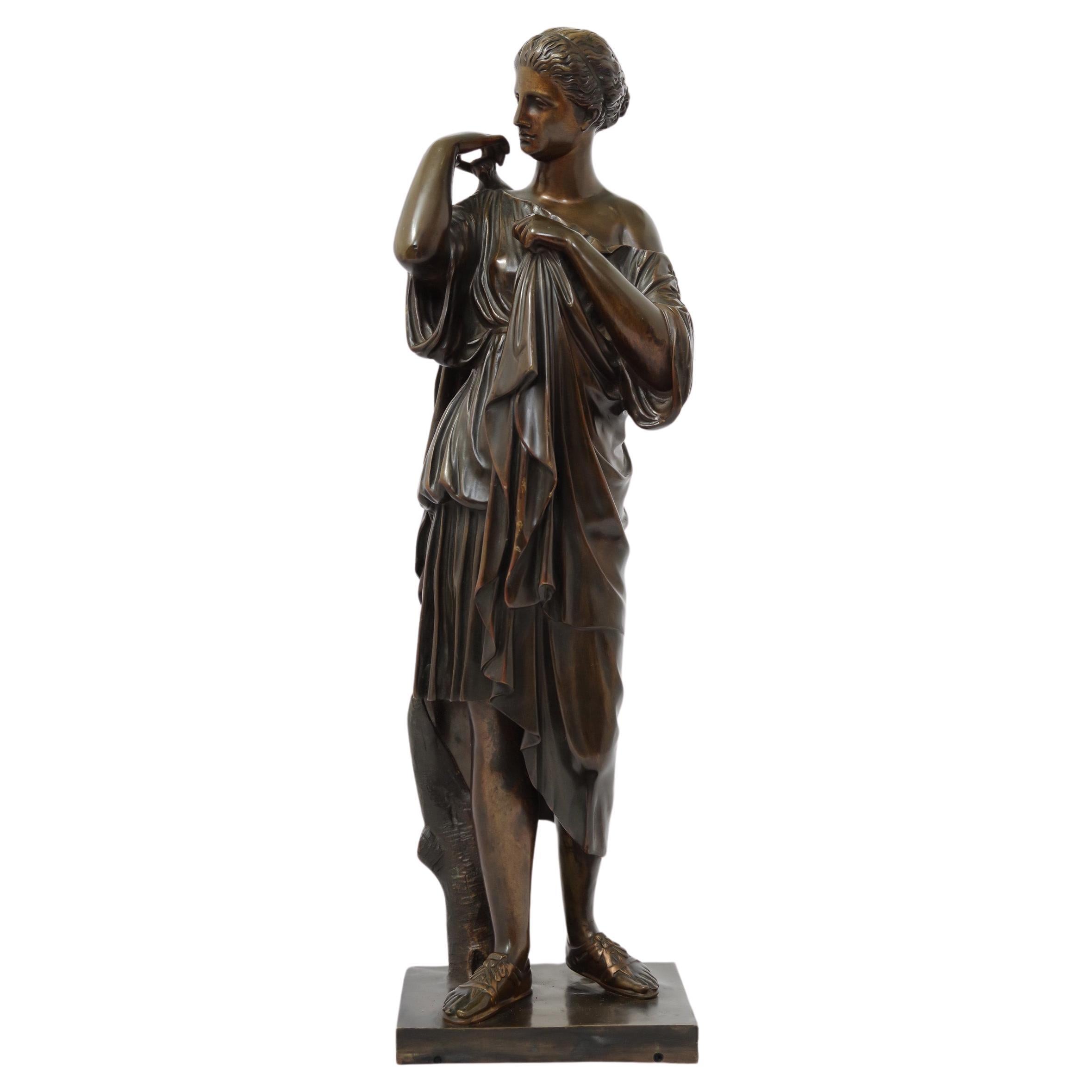 Late 19th Century French Sculpture of Diana di Gabii For Sale