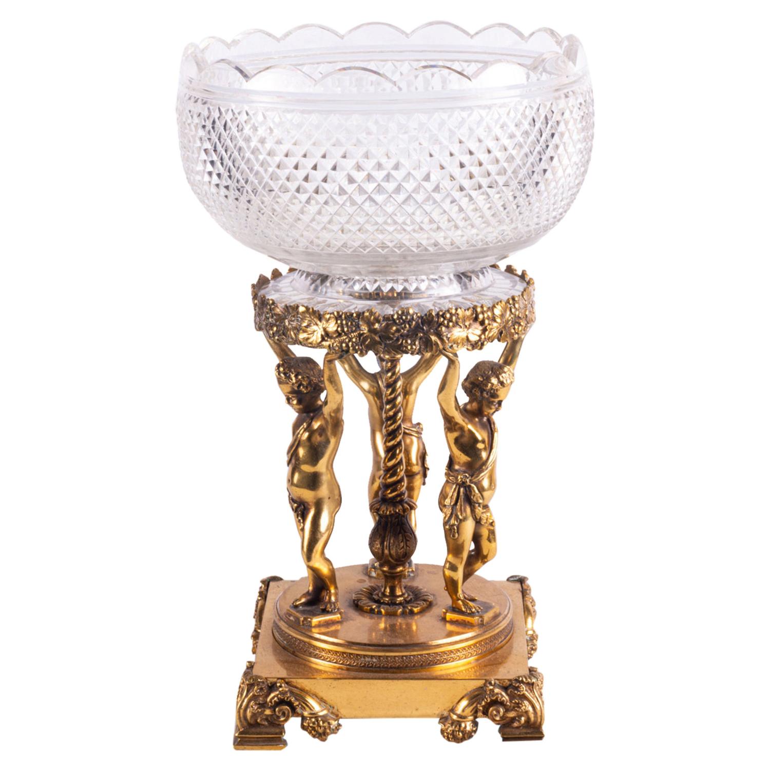 Late 19th Century French Table Center Piece For Sale