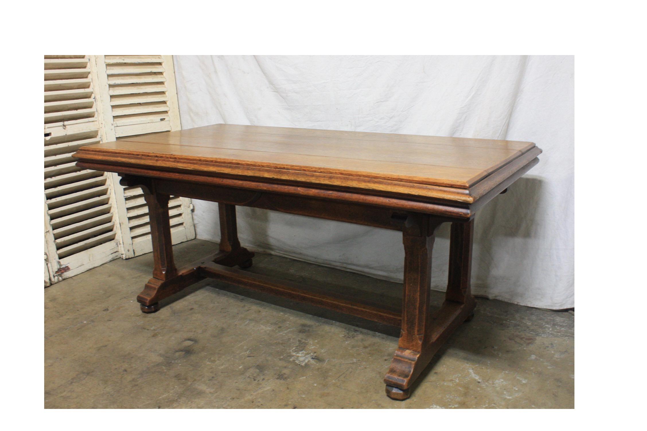 Late 19th Century French Table Desk In Good Condition In Stockbridge, GA