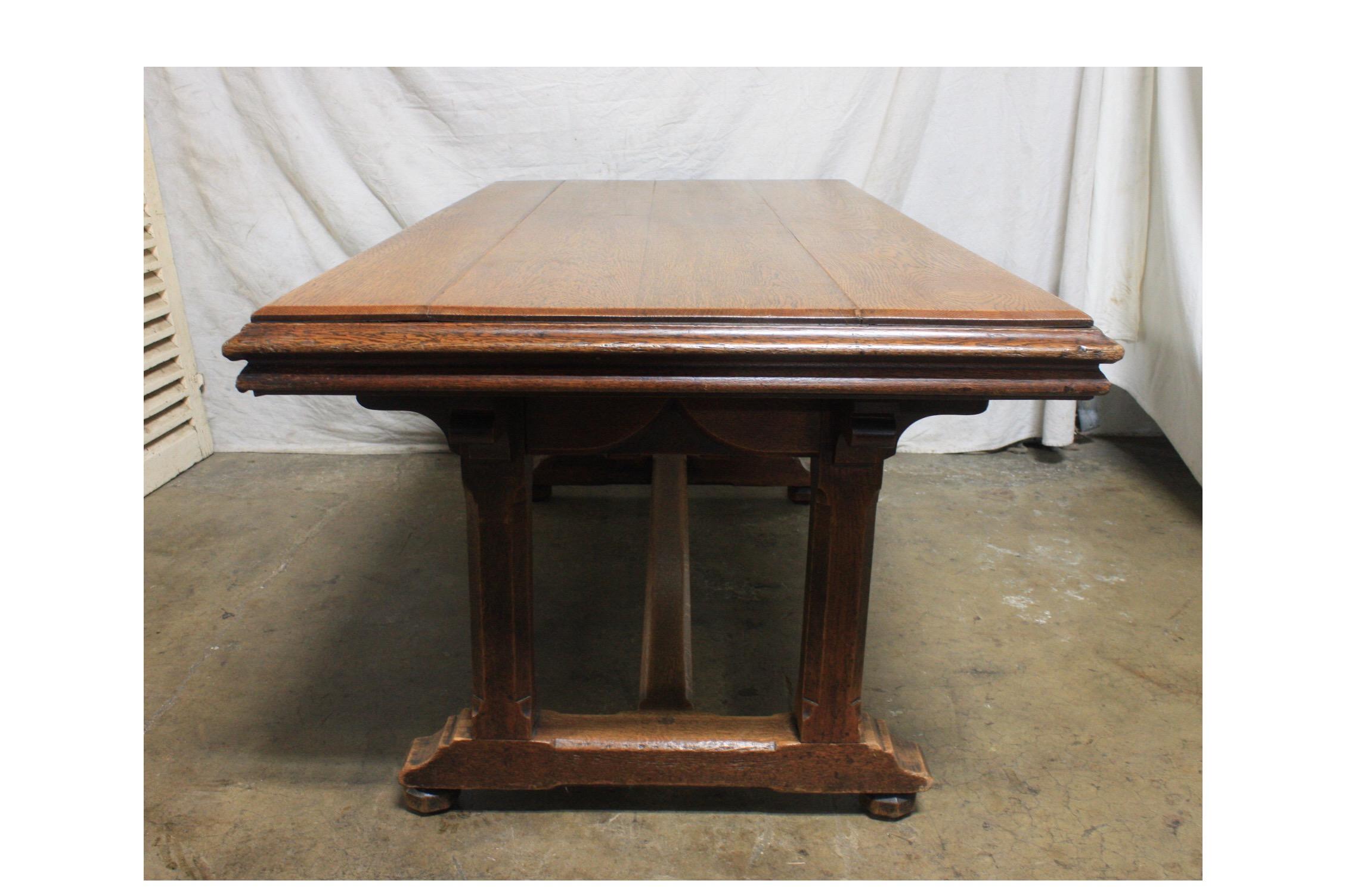 Late 19th Century French Table Desk 1
