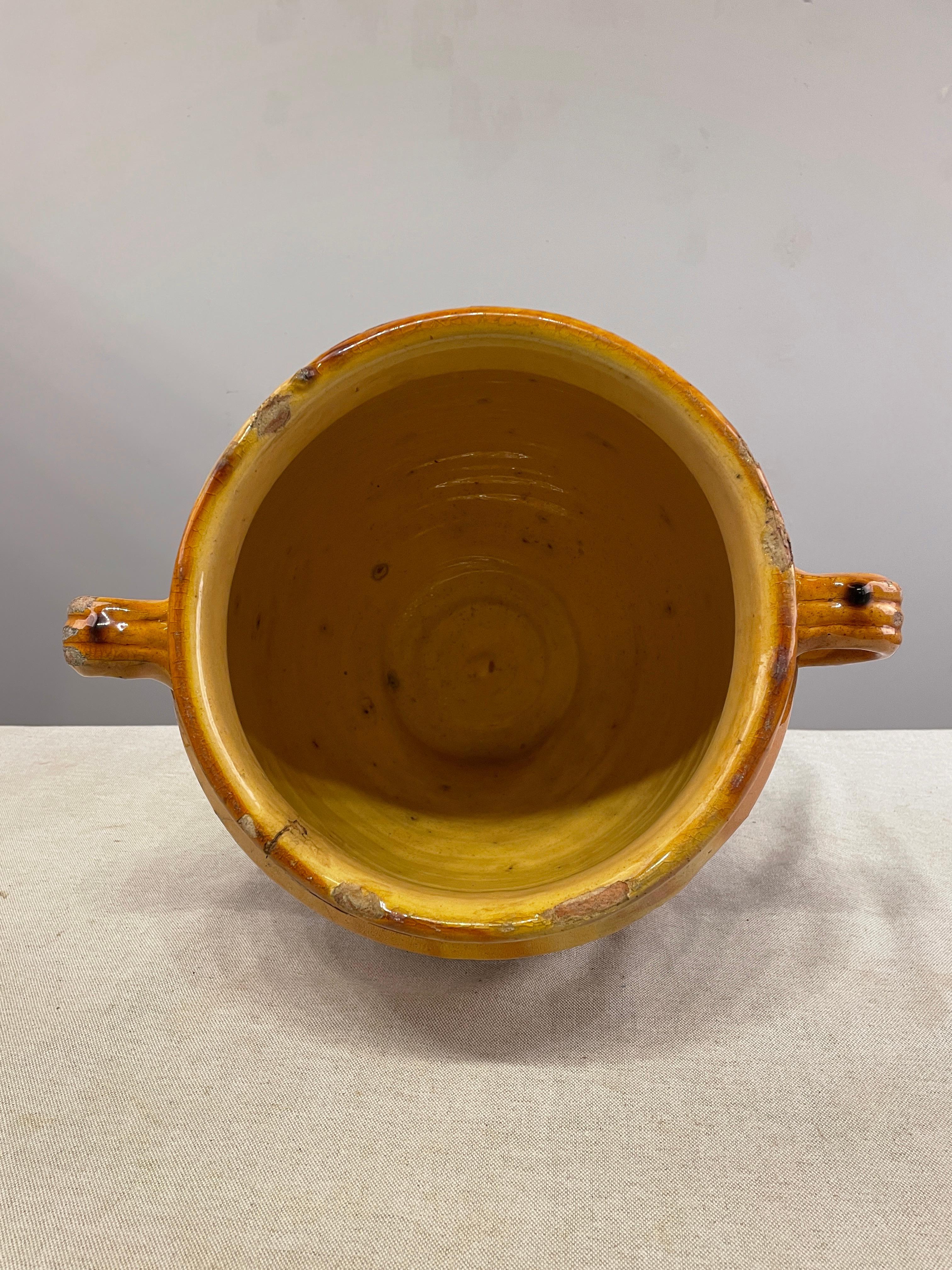 Late 19th Century French Terracotta Confit Pot For Sale 3
