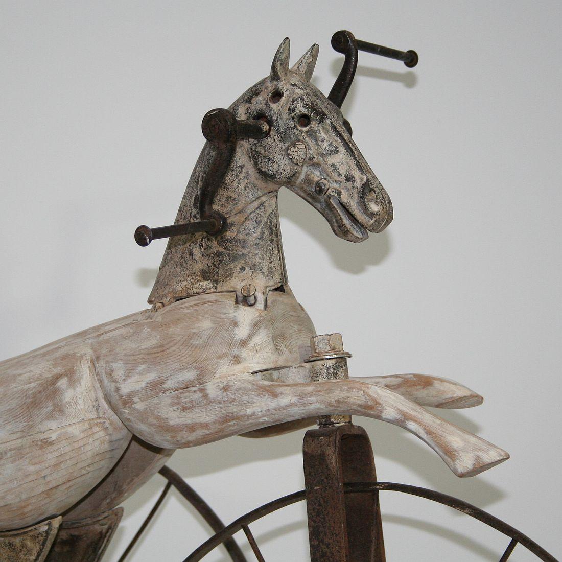 Late 19th Century French Tricycle Horse 8