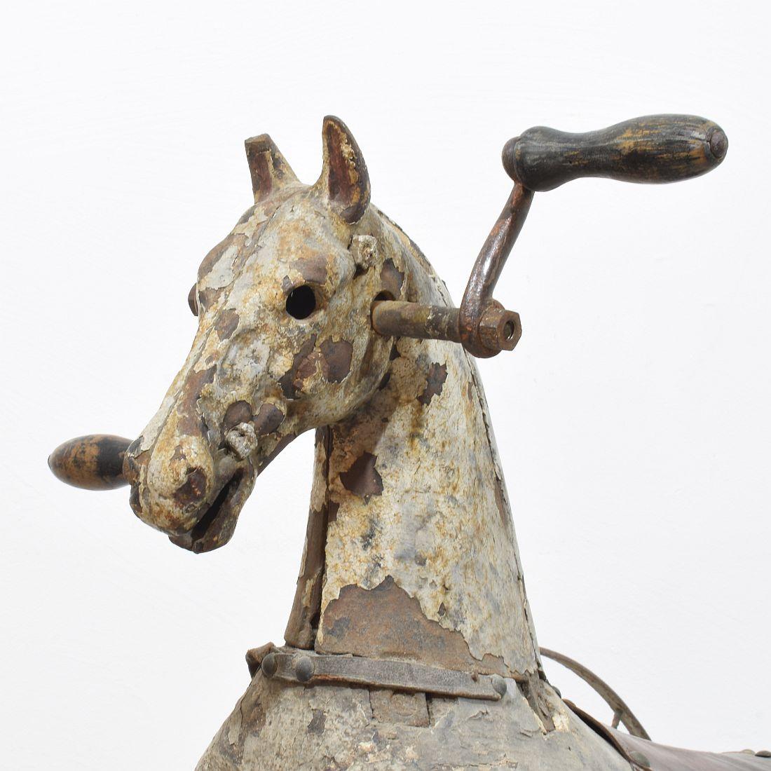 Late 19th Century French Tricycle Horse 6