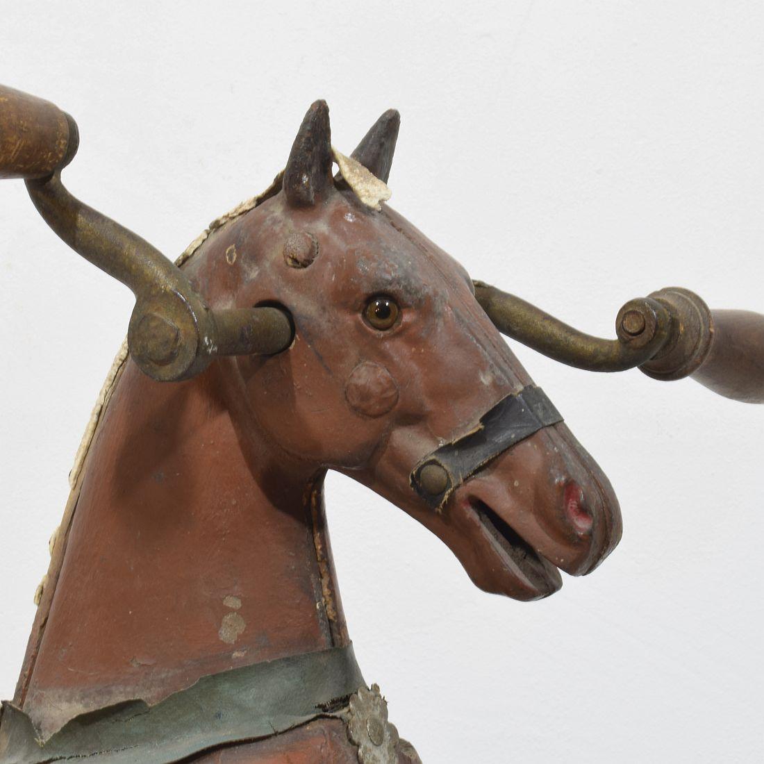 Late 19th Century French Tricycle Horse For Sale 6