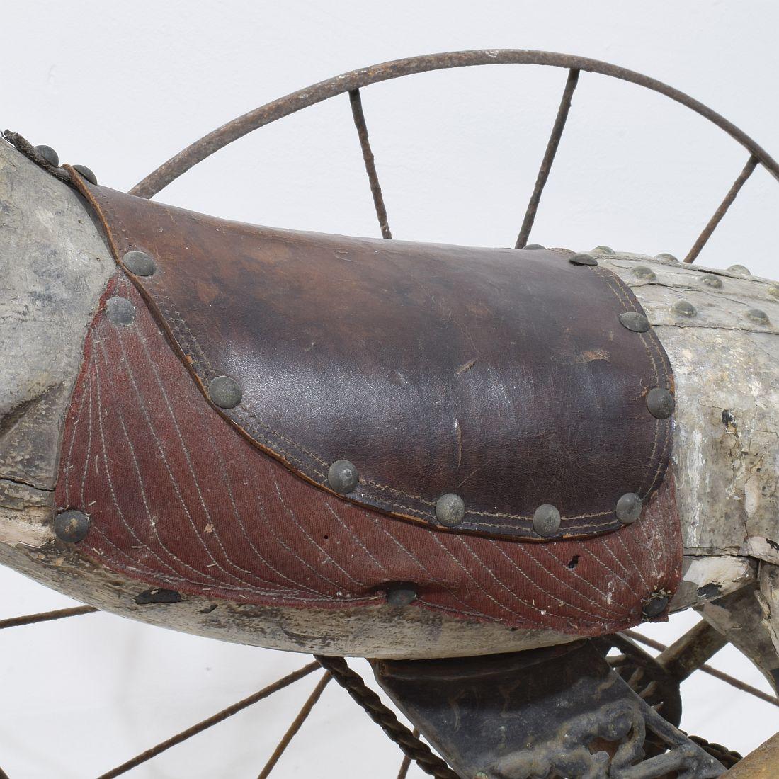 Late 19th Century French Tricycle Horse 8