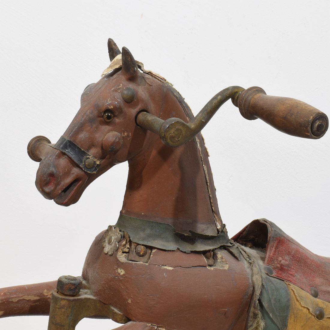 Late 19th Century French Tricycle Horse For Sale 8