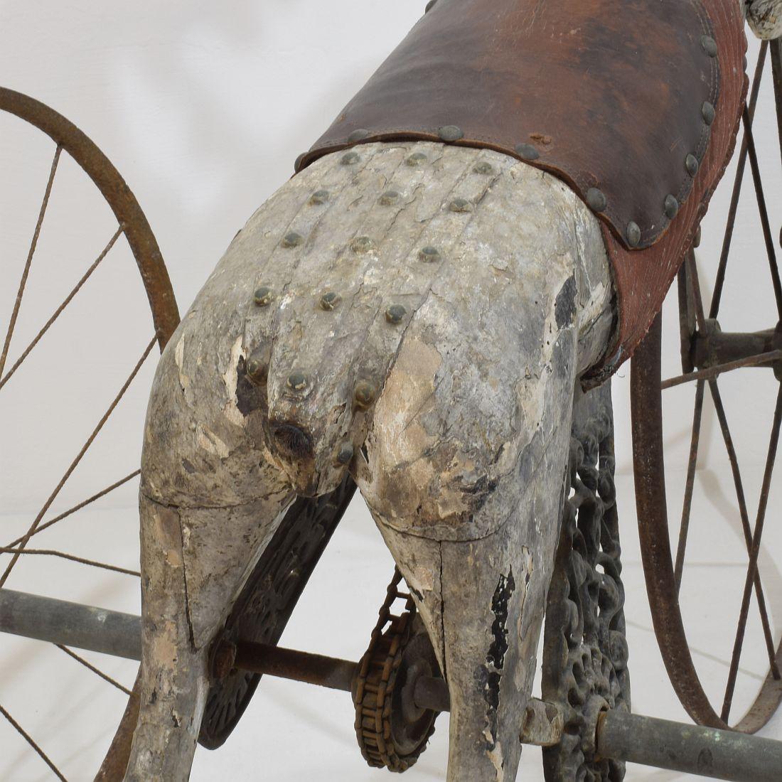 Late 19th Century French Tricycle Horse 10