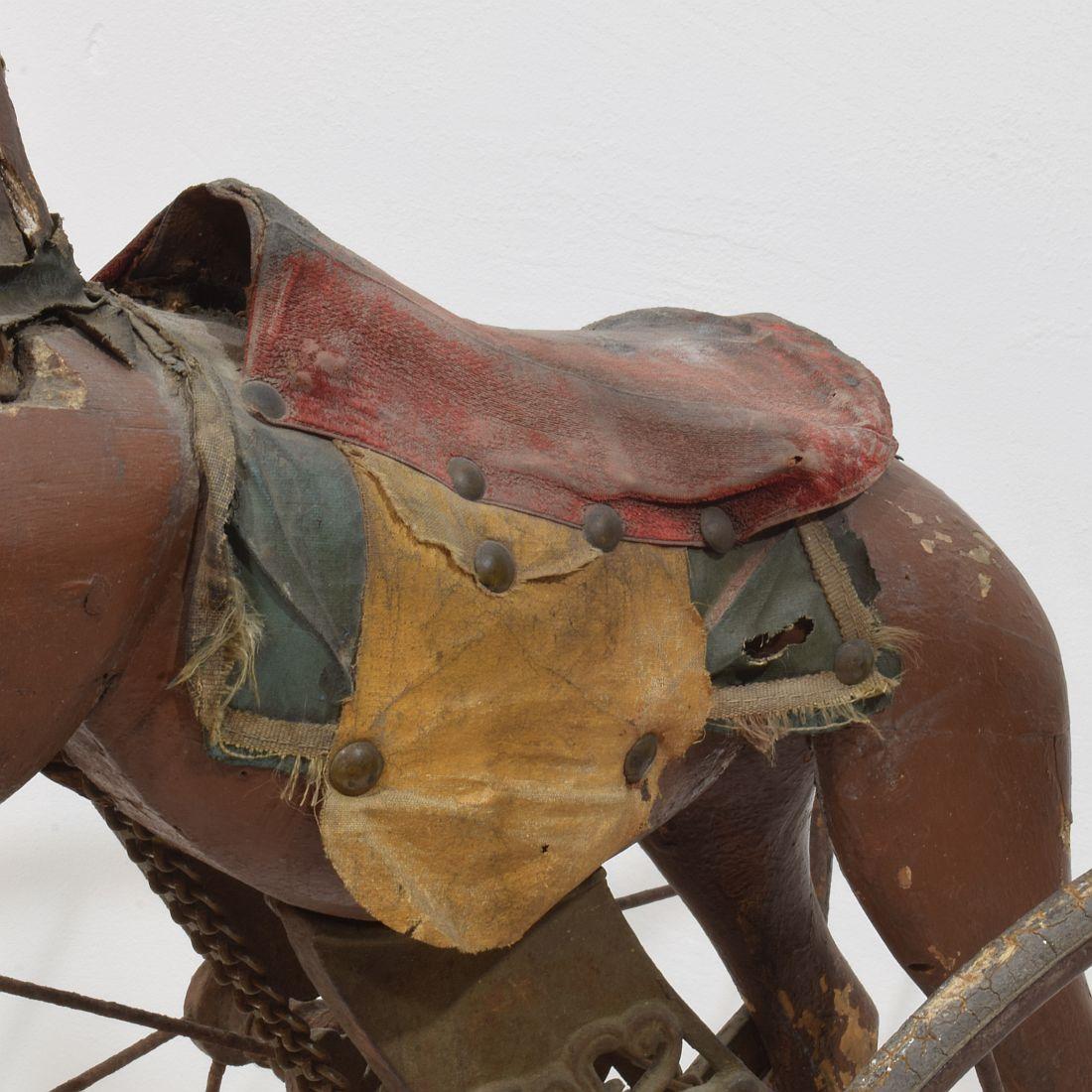 Late 19th Century French Tricycle Horse For Sale 10