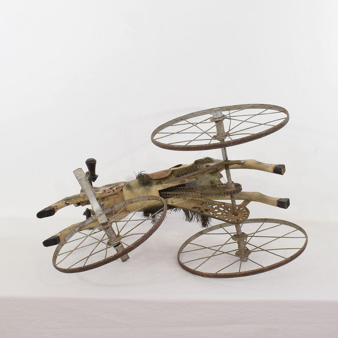 Late 19th Century French Tricycle Horse 14