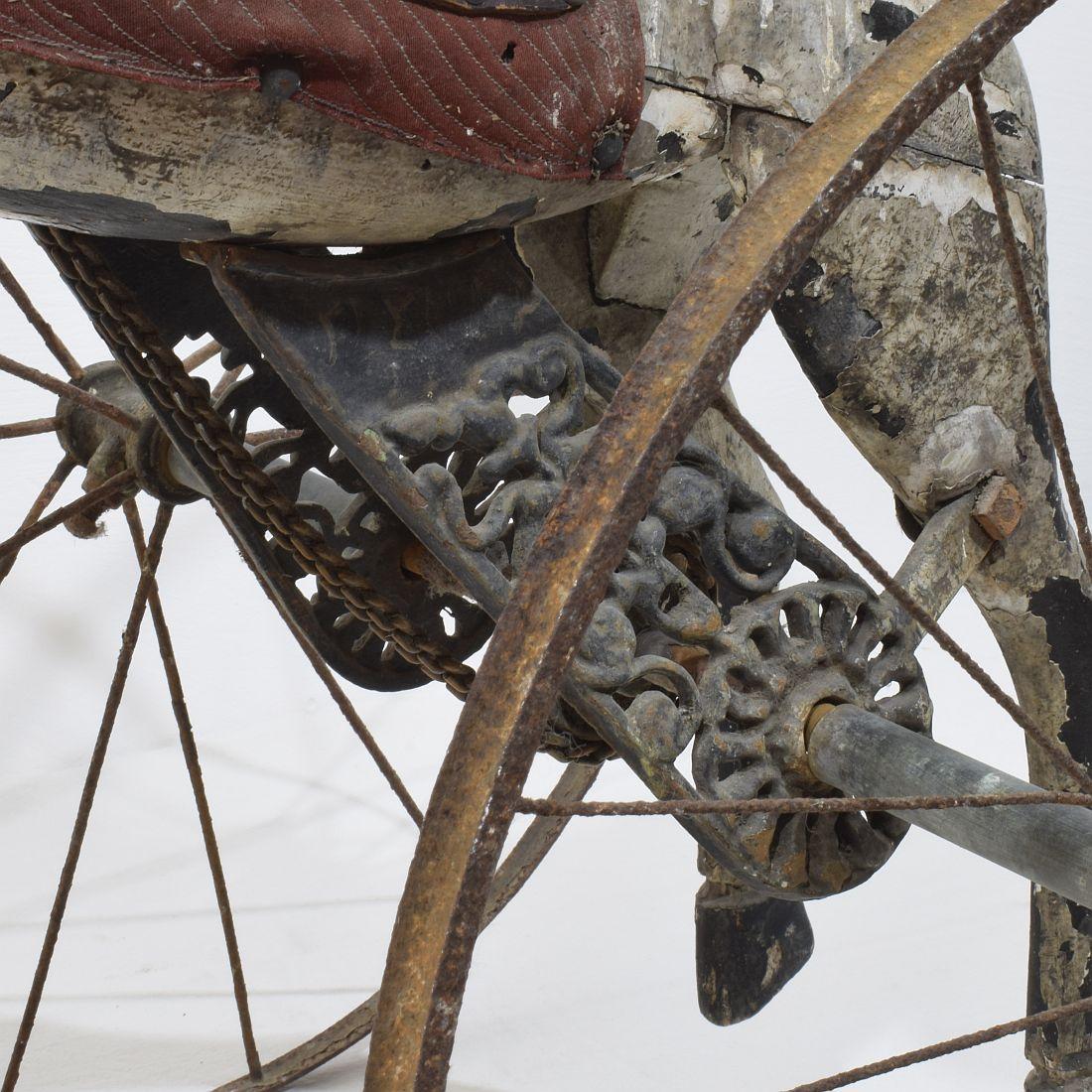 Late 19th Century French Tricycle Horse 12