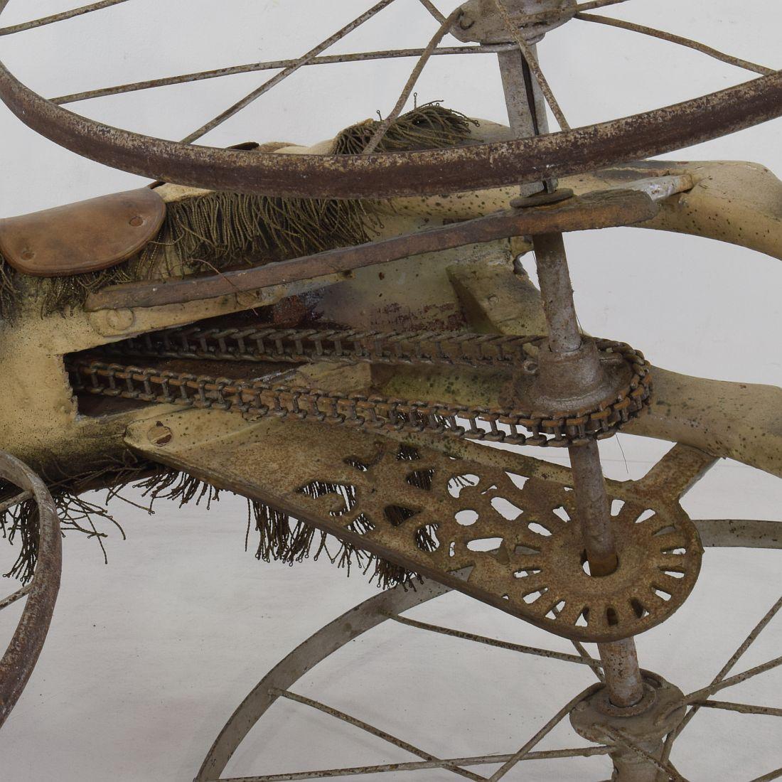 Late 19th Century French Tricycle Horse 15