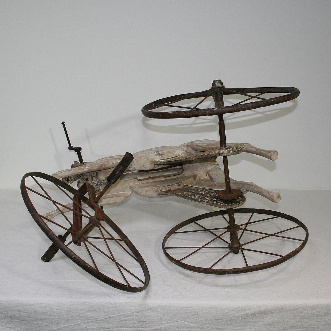 Late 19th Century French Tricycle Horse 16