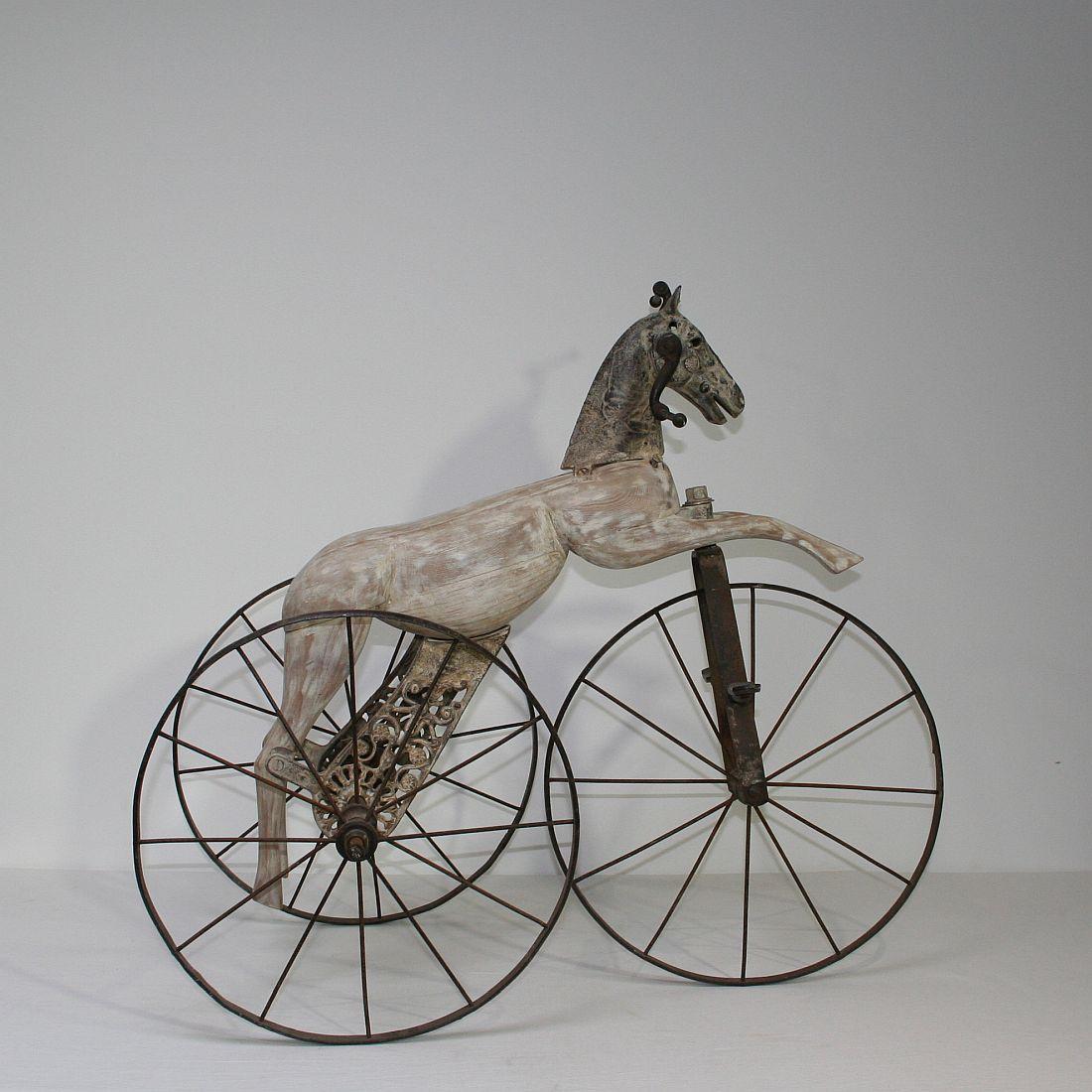 Late 19th Century French Tricycle Horse In Good Condition In Buisson, FR