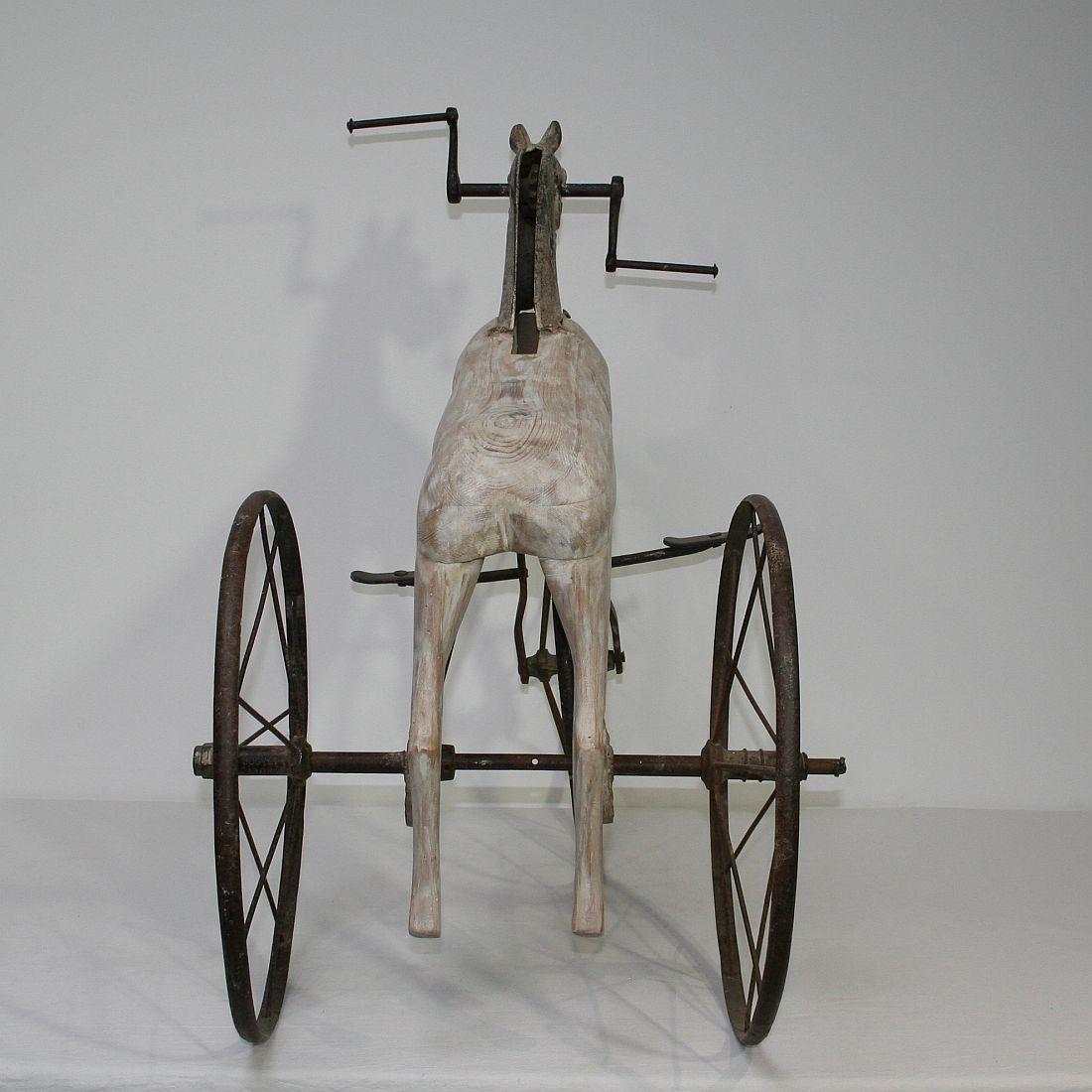 Late 19th Century French Tricycle Horse 2