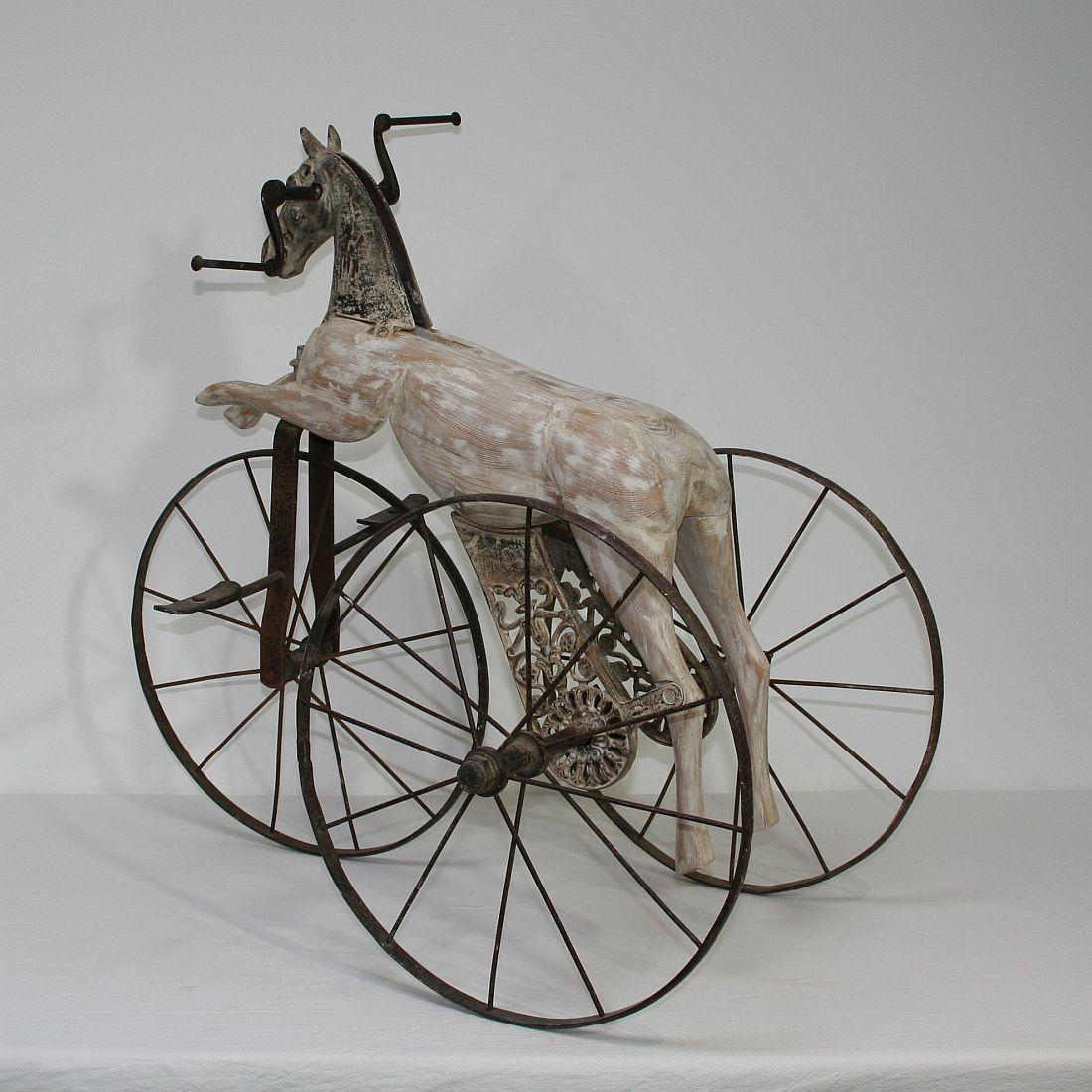 Late 19th Century French Tricycle Horse 3