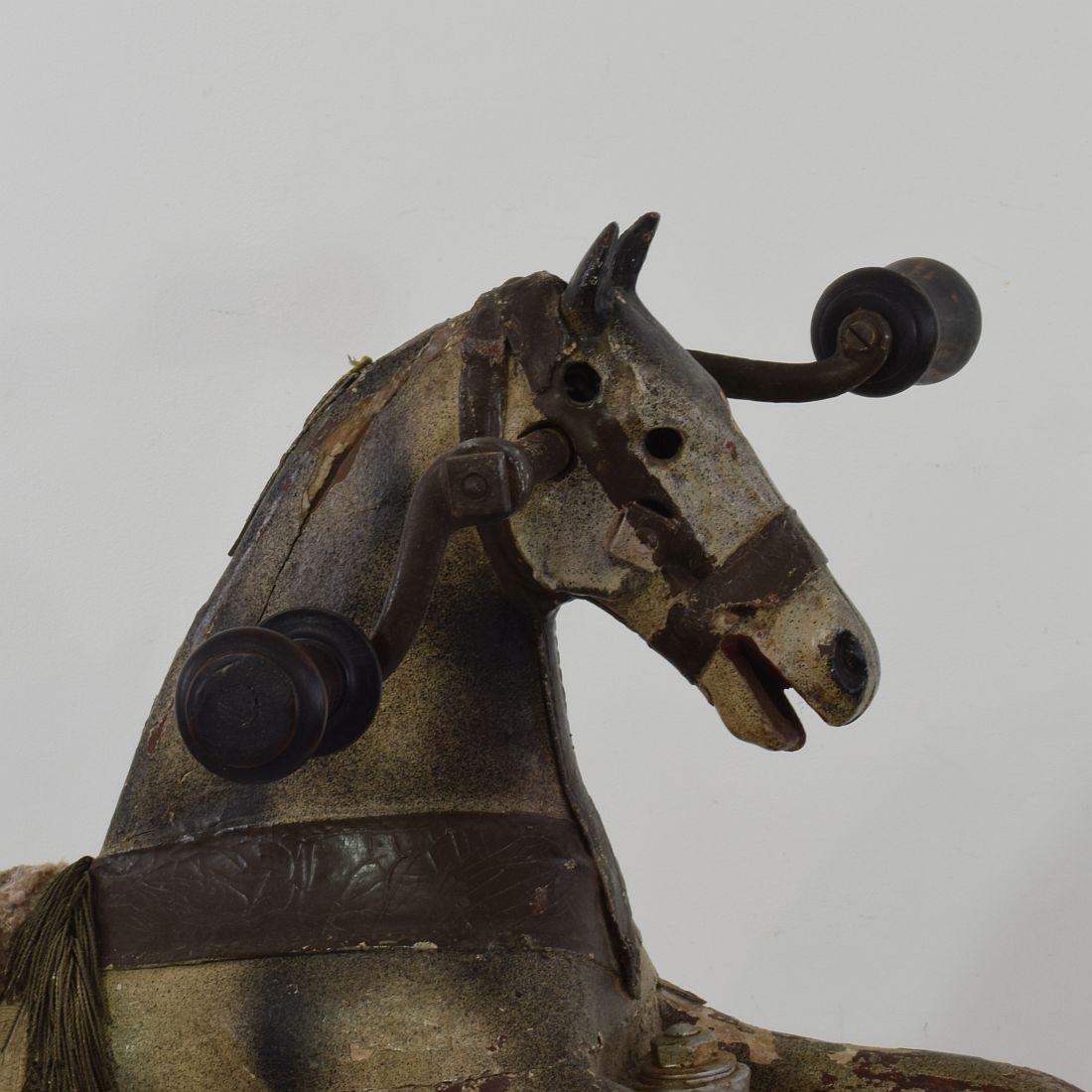 Late 19th Century French Tricycle Horse 5