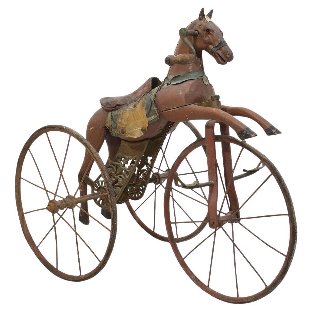 Late 19th Century French Tricycle Horse