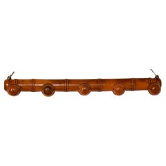 Antique Late 19th Century French Turned Hat/Coat Rack