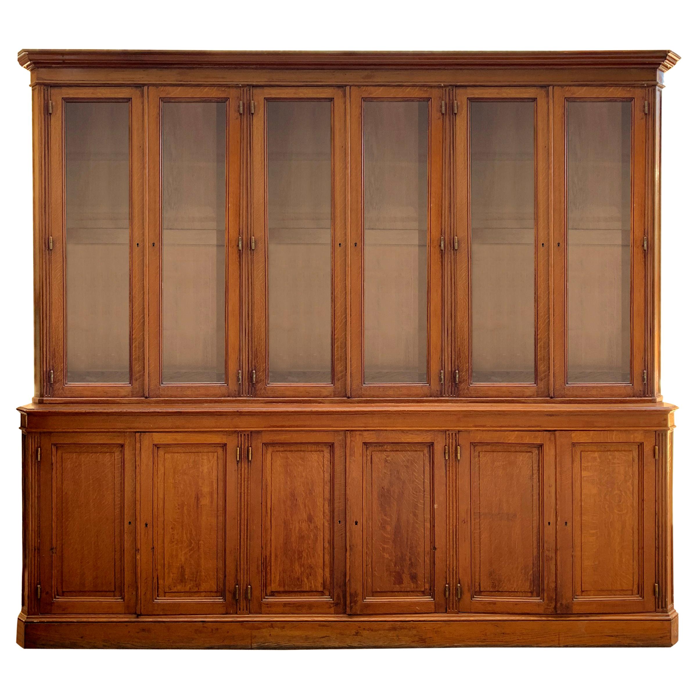 Late 19th Century French Twelve-Door Cabinet