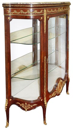 Late 19th Century French Vitrine by Francoise Linke