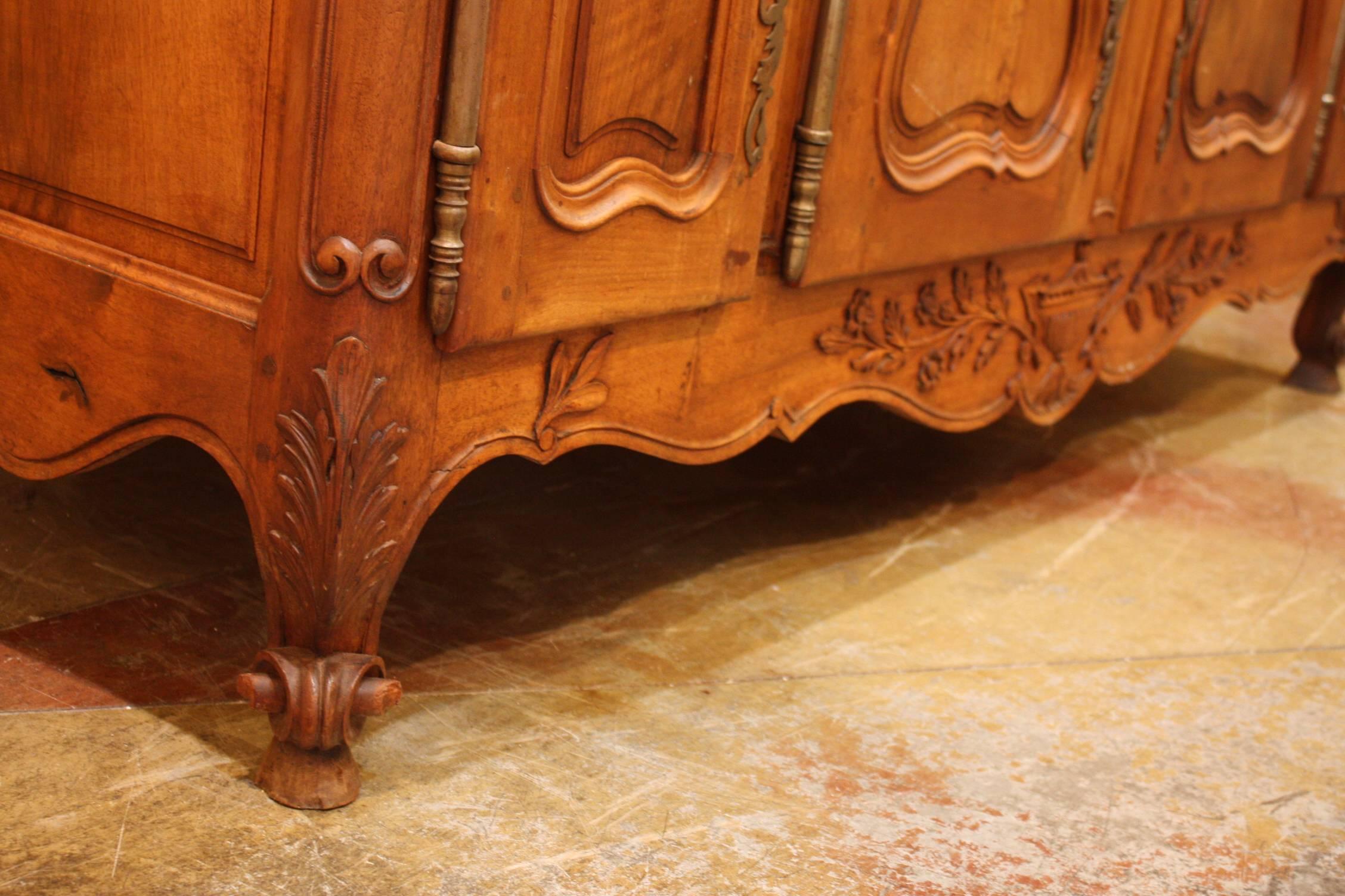 Late 19th Century French Walnut Enfilade 2