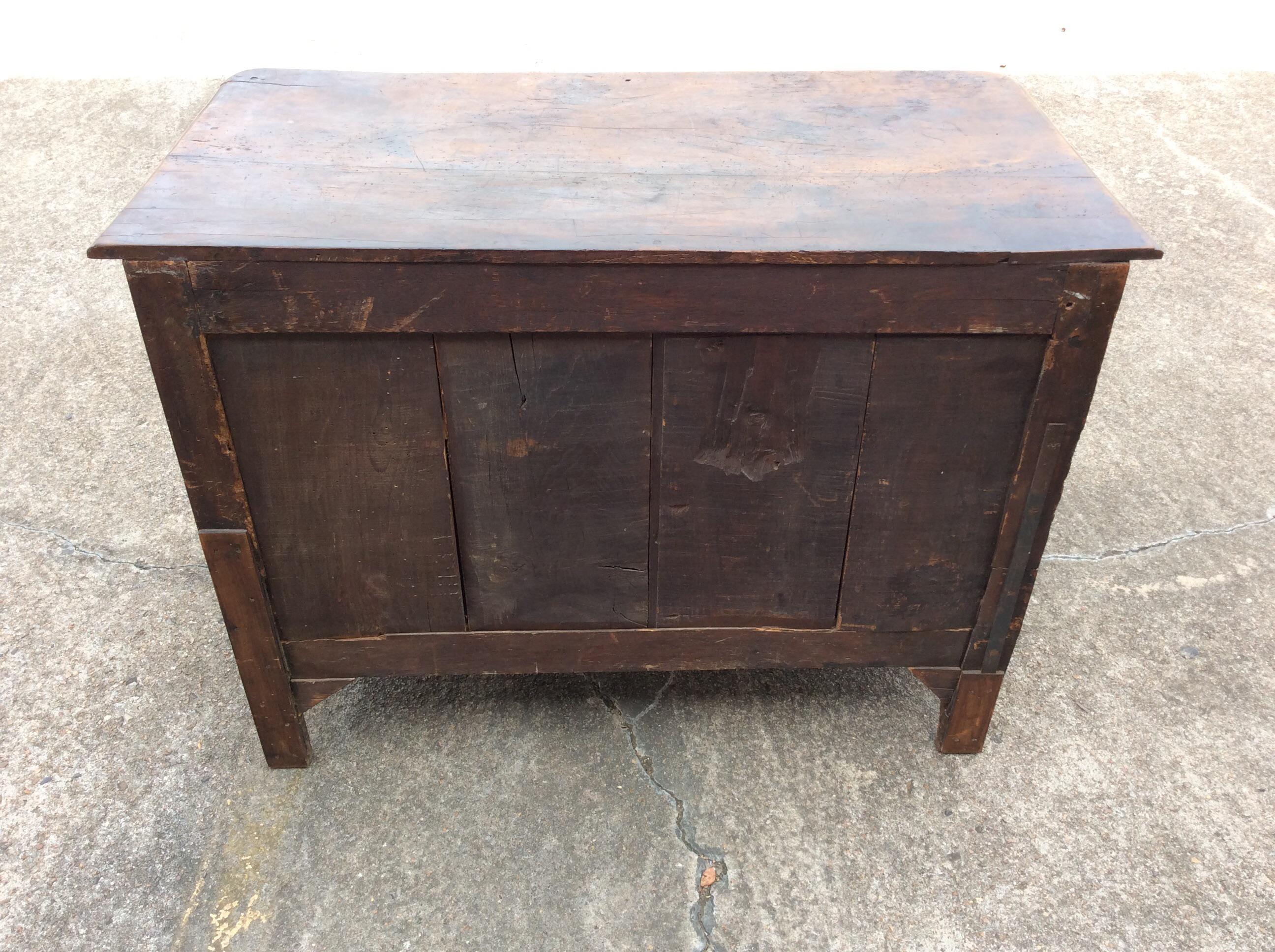 Late 19th Century French Walnut Four Drawer Commode 6