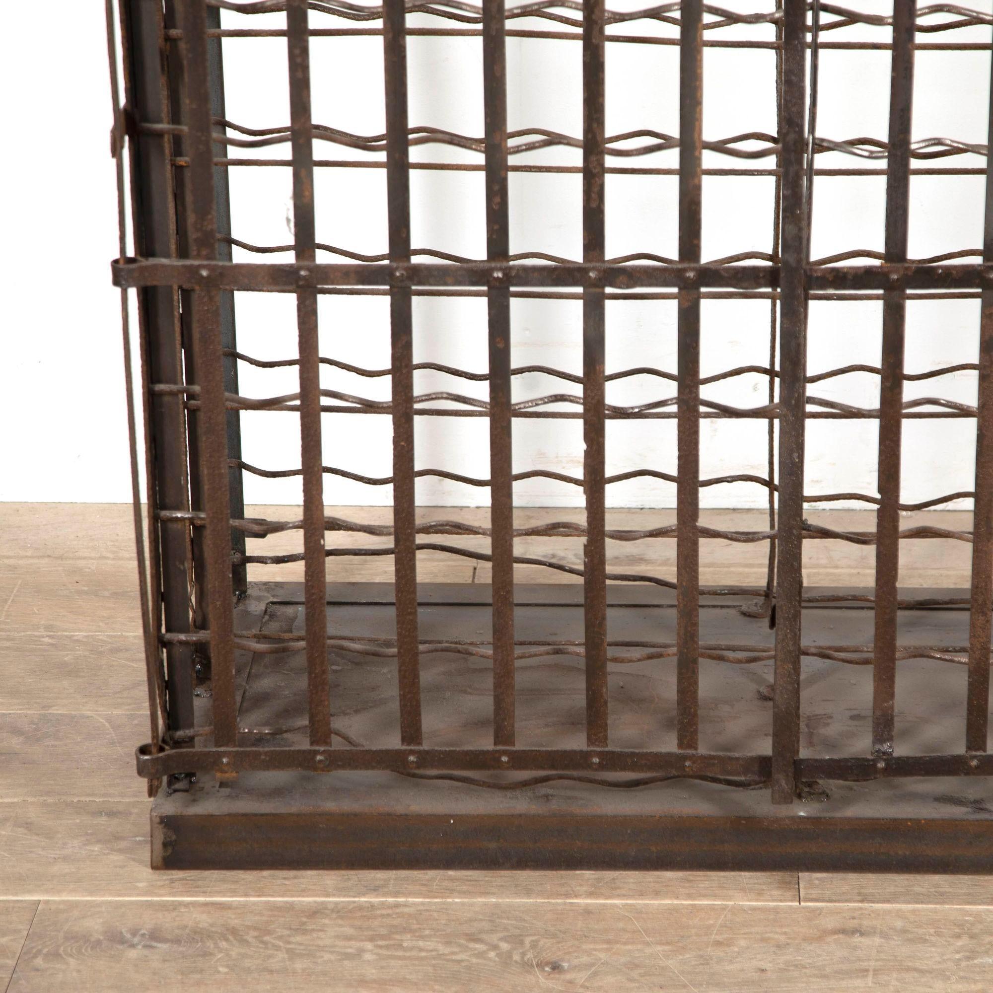 Iron Late 19th Century French Wine Cage
