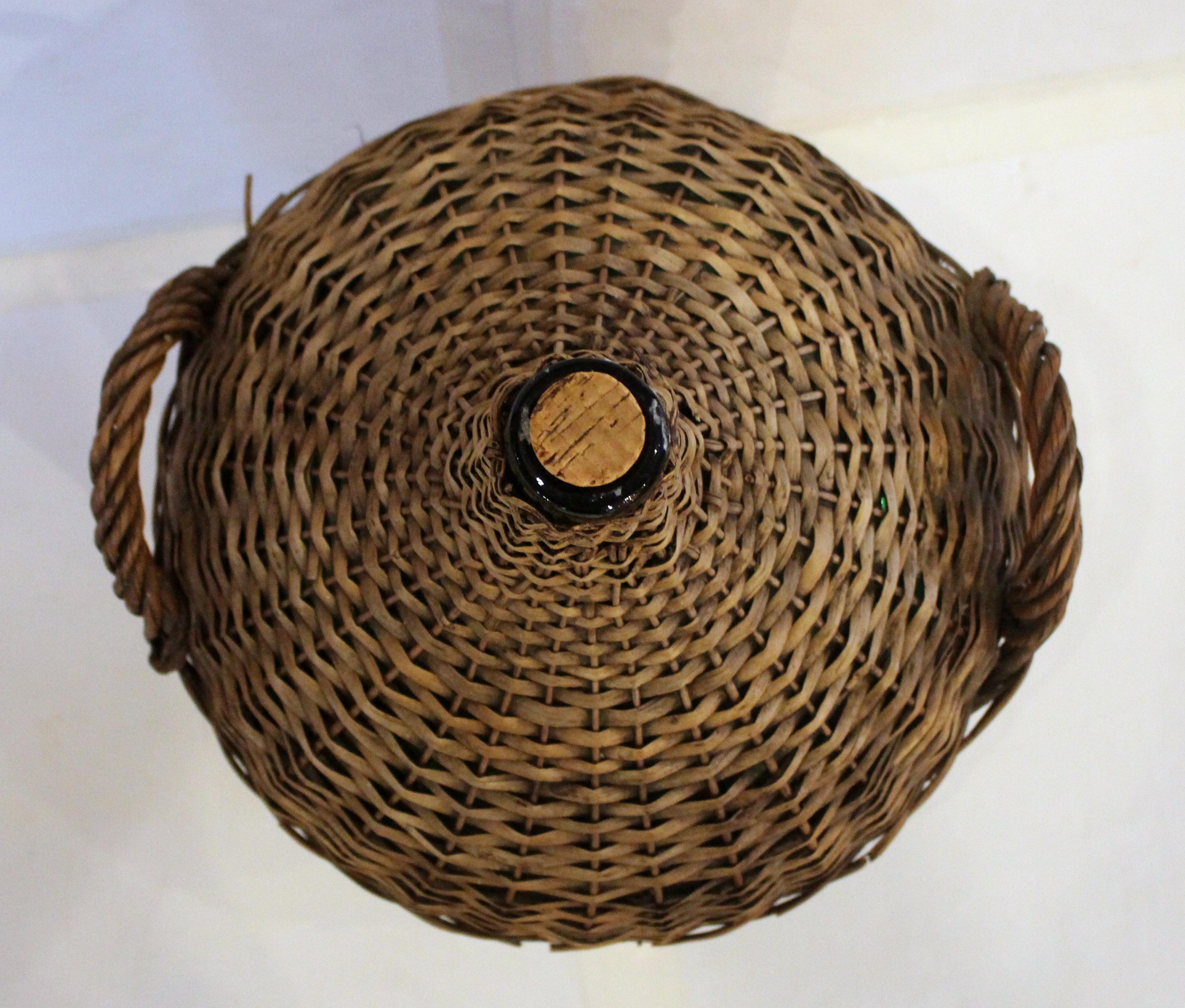 Late 19th Century French Wine Storage Bottle In Good Condition In Chapel Hill, NC