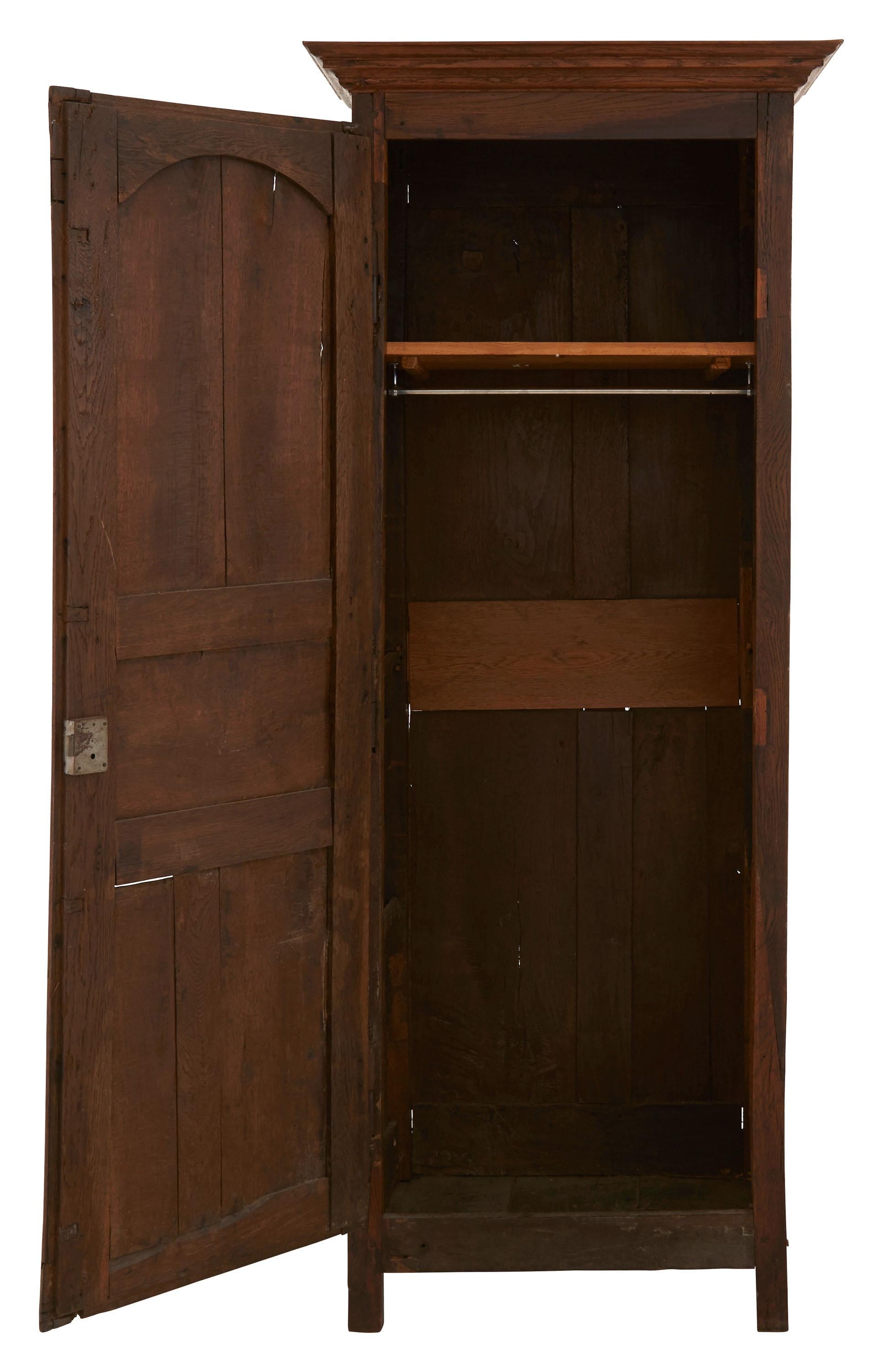 Late 19th Century French Wooden Wardrobe 1