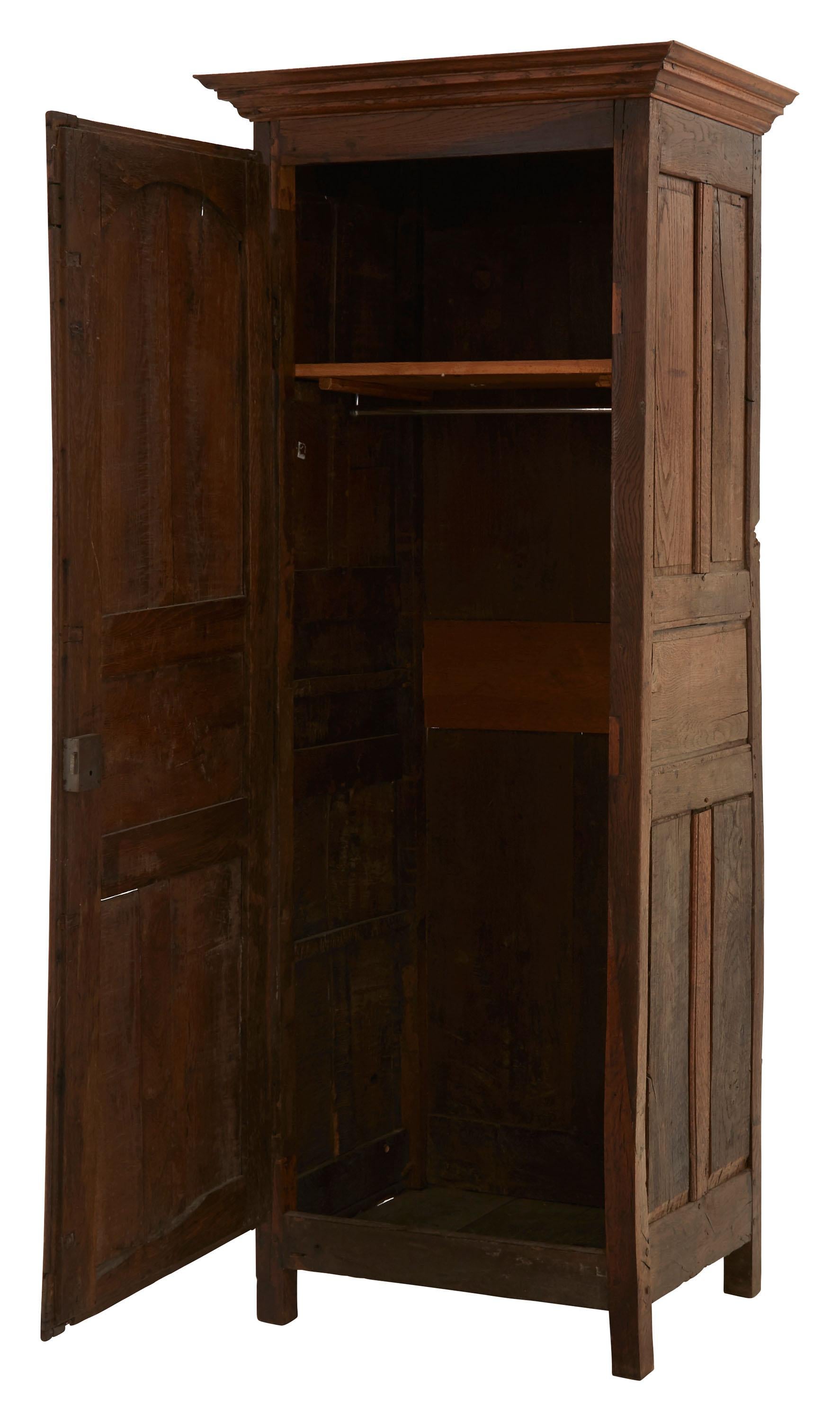 Late 19th Century French Wooden Wardrobe 2