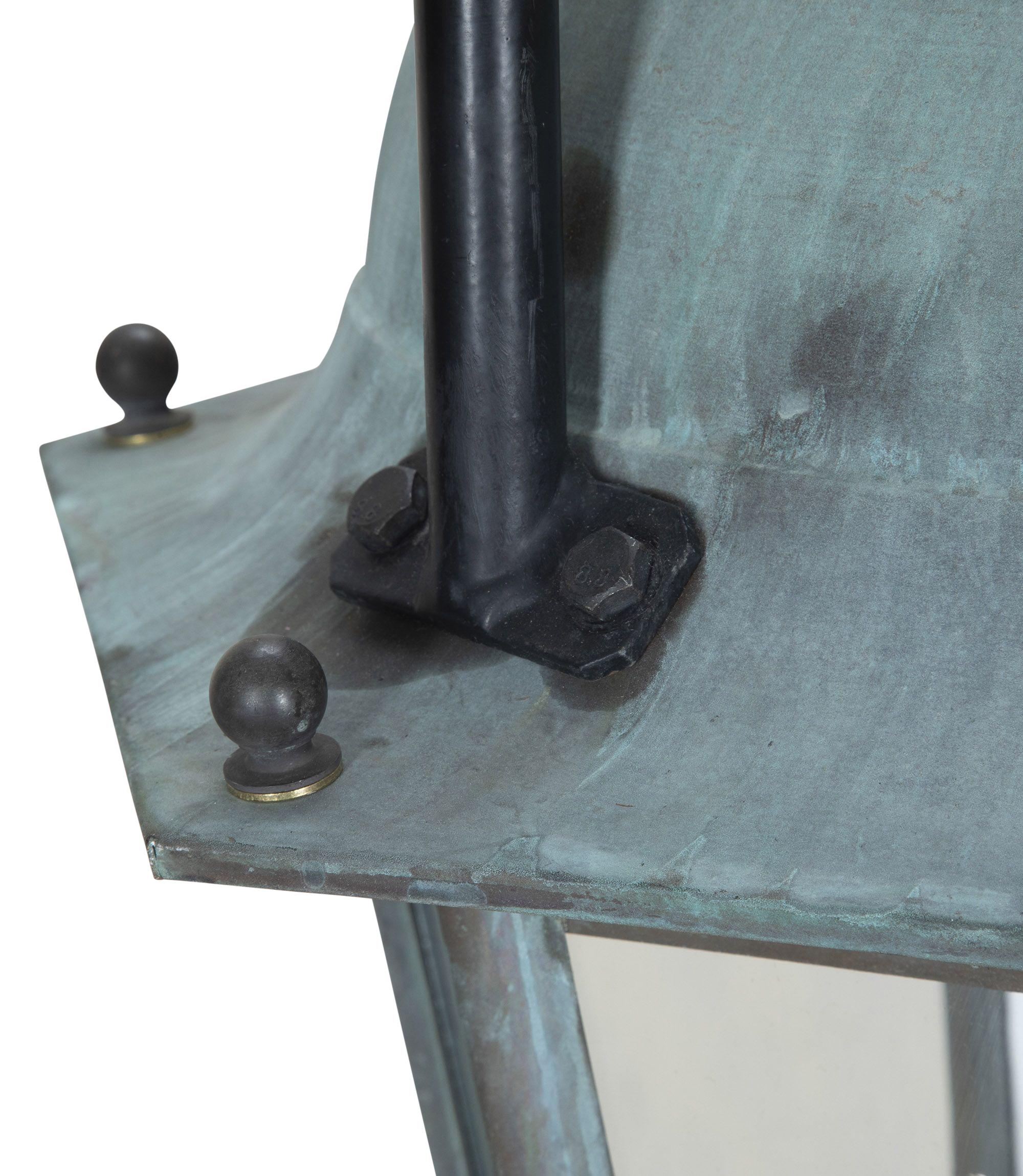 Farol francés de zinc de finales del siglo XIX Francés en venta